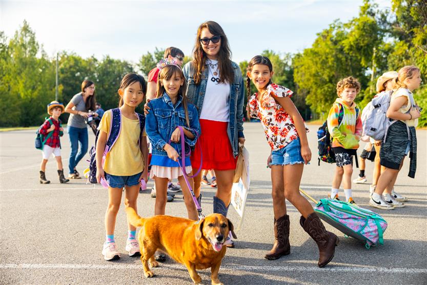 Students Walk to School